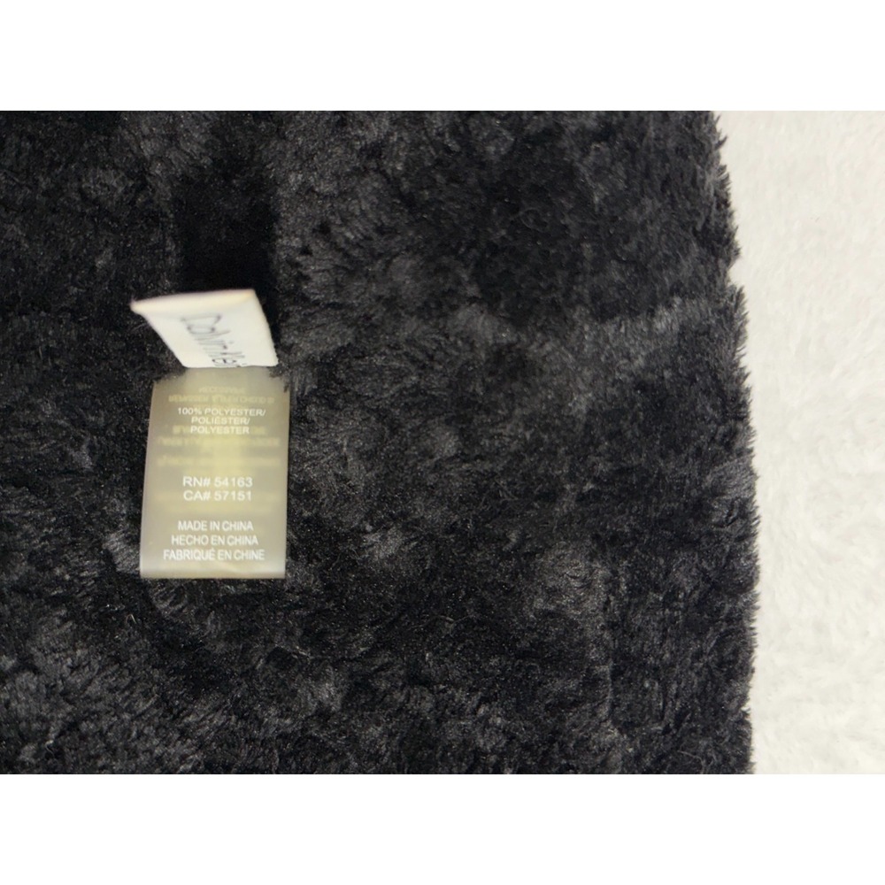 Calvin Klein Faux Fur Infinity Loop Scarf Black 56" Around - Picture 6 of 8